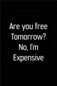 Are You Free Tomorrow? No I'm Expensive