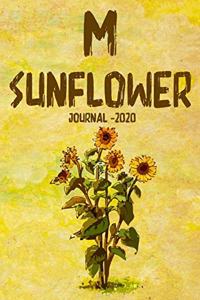 M Sunflower Journal 2020