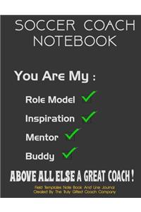 Soccer Coach Note Book