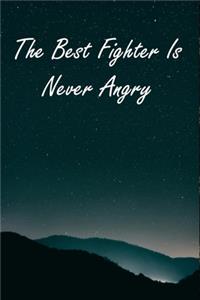 The Best Fighter Is Never Angry