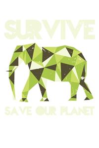 Elephant Save And Love Earth