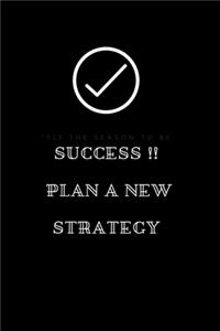 The Notebook of SUCCESS 2020 !! Plan a new strategy