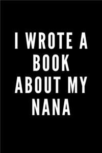 I Wrote a Book about my nana