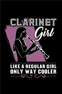 Notebook Clarinet Girl