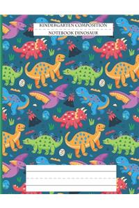 Kindergarten Composition Notebook Dinosaur