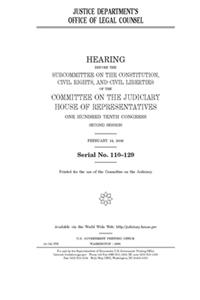 Justice Department's Office of Legal Counsel