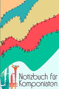 Notizbuch für Komponisten