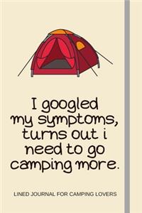 I googled my symptoms, turns out i need to go camping more.