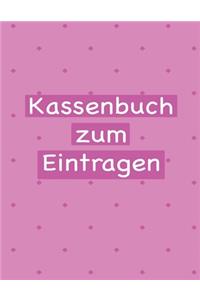 Kassenbuch zum Eintragen