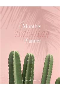 Five Years Monthly Planner 2020-2024