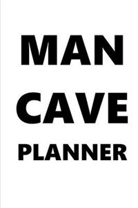 2020 Weekly Planner For Men Man Cave Planner Black Font White Design 134 Pages