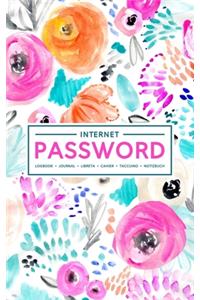 Internet Password Logbook - Journal - Libreta - Cahier - Taccuino - Notizbuch