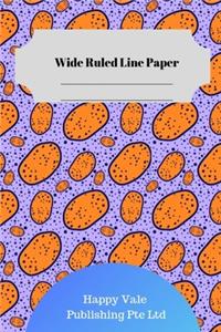 Cute Potato Wide Ruled Line Paper