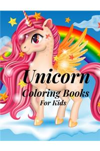 Unicorn coloring books for kids