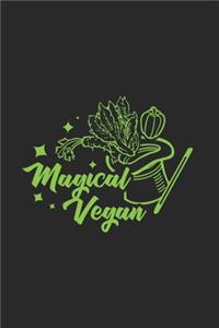 Magical Vegan: Veggie 2020 Planner - Weekly & Monthly Pocket Calendar - 6x9 Softcover Organizer - For Organic Veggie Food And Magician Fan