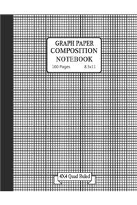 Graph paper composition notebook