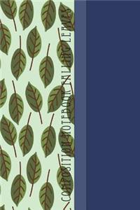Composition Notebook Falling Leaves: Cool Falling Leaves Pattern 6 X 9 College Ruled Paper Notebook, Appreciation, Quote Journal or Diary Unique Inspirational Gift for Friend or Teacher, Beginning or End of School Year, Retirement, Birthday or Grat