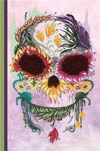 Floral Sugar Skull Journal