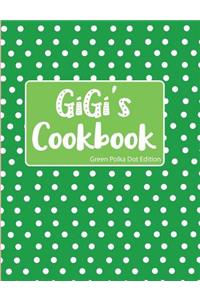 GiGi's Cookbook Green Polka Dot Edition