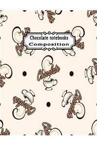 Chocolate Notebooks Composition