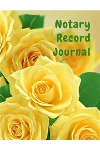 Notary Record Journal