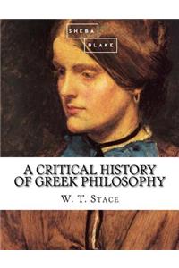 Critical History of Greek Philosophy