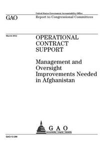 Operational contract support