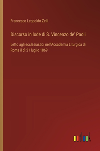 Discorso in lode di S. Vincenzo de' Paoli