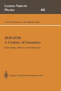 1830-1930: A Century of Geometry