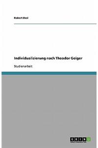 Individualisierung nach Theodor Geiger