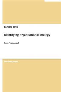 Identifying organisational strategy