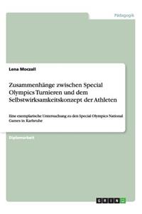 Zusammenhänge zwischen Special Olympics Turnieren und dem Selbstwirksamkeitskonzept der Athleten