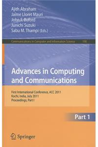 Advances in Computing and Communications, Part I