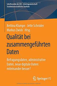 Qualität bei zusammengeführten Daten