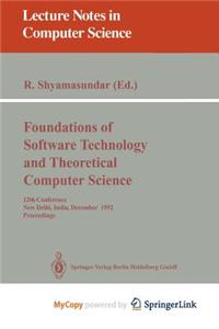 Foundations of Software Technology and Theoretical Computer Science
