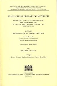 Iranisches Personennamenbuch / Mitteliranische Personennamen