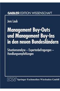 Management Buy-Outs Und Management Buy-Ins in Den Neuen Bundesländern