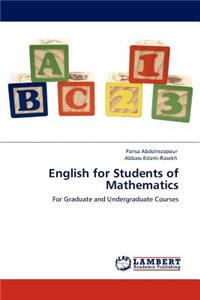 English for Students of Mathematics