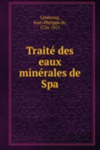 Traite des eaux minerales de Spa