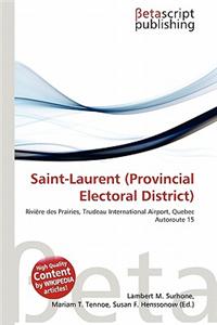 Saint-Laurent (Provincial Electoral District)