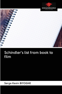 Schindler's list from book to film