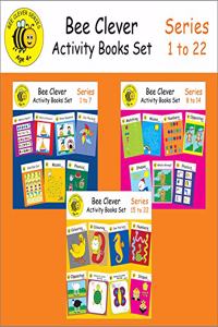 Bee Clever Activity Books Set: Series 1 to 22