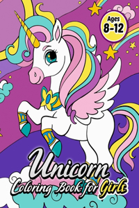 Unicorn Coloring Book for Girls 8-12