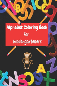 alphabet coloring book for kindergarteners