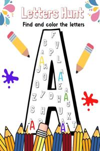 Letters Hunt Find And Color The Letters