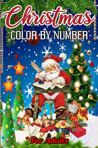 Christmas Color By Number For Adults