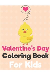 BIRDS Valentine's Day Coloring Book for Kids