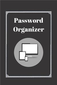 Password Organizer with tabs, logbook