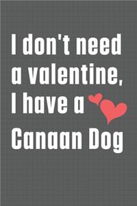 I don't need a valentine, I have a Canaan Dog