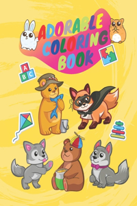 Adorable coloring book